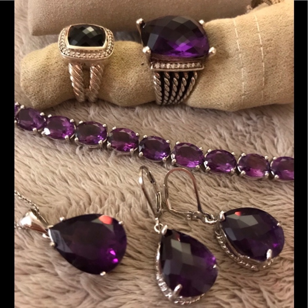 Stunning African Amethyst Jewelry Collection 💜